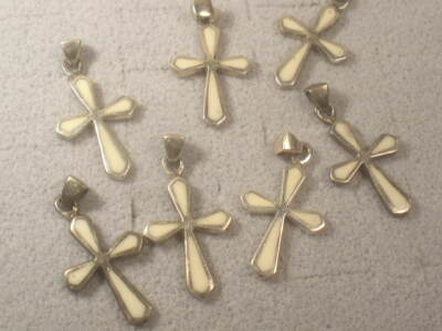 **** 5 . CROSSES * Special Price* RELIGION STERLING SILVER 925 WHOLESALE LOT C9