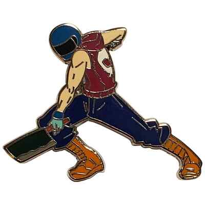 Hotline Miami Biker pin by Erick Scarecrow x Devolver Digital