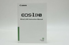EOS-1D X Wired LAN Instruction Manual Guide
