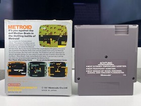 Metroid Nintendo NES Bienengr&auml;ber Guter Zustand PAL (First Print Ed.)