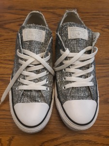 silver sparkle converse womens shoes