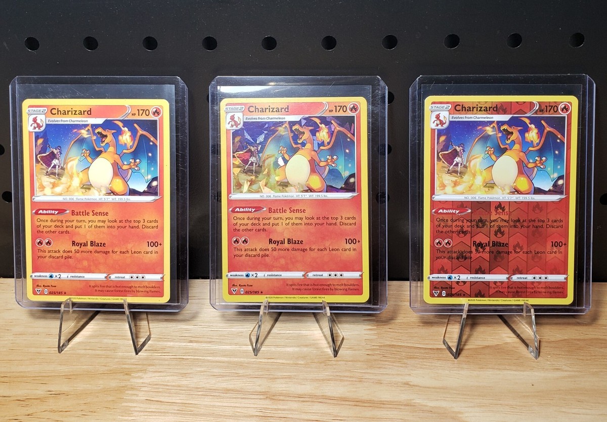 Pokémon Vivid Voltage Charizard Cracked Ice Holo 25/185 Reverse