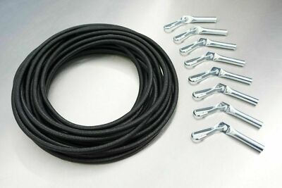 Set 8mm PE monoflex Expanderseil 12m +8 St. Seilendverschluss mit Simplex