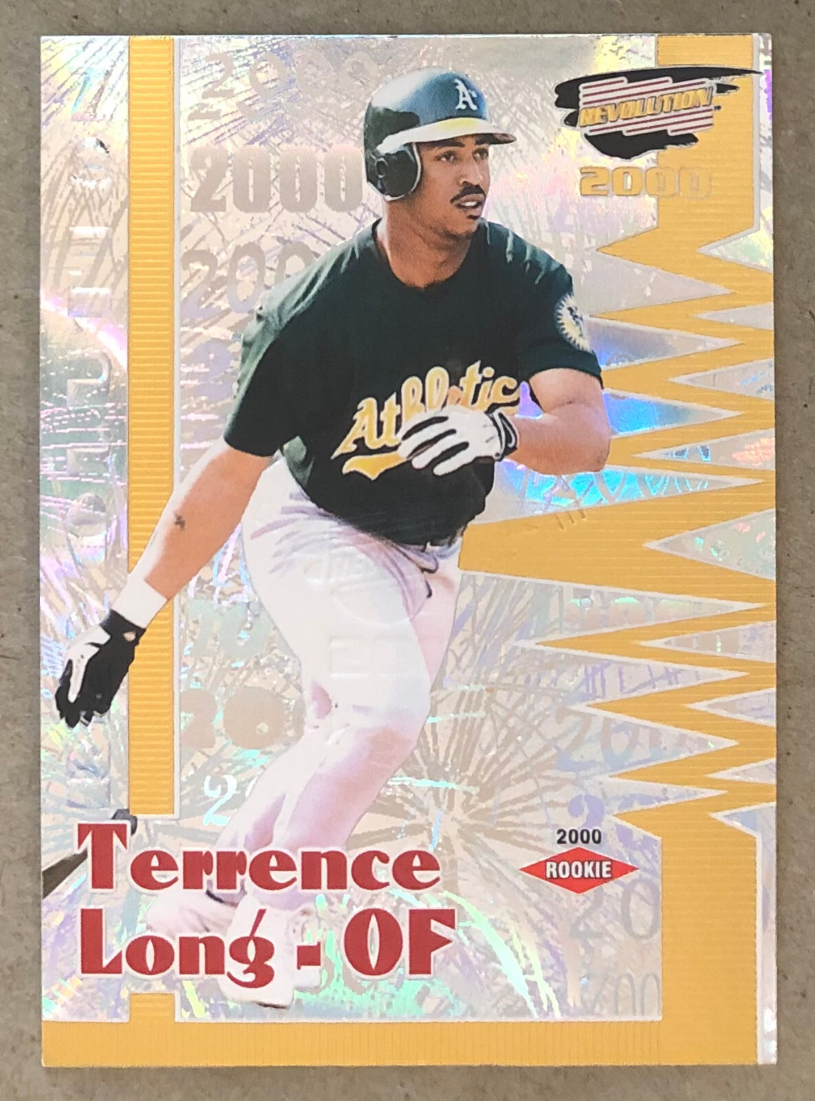 2000 Revolution Premier Date - Terrence Long - #104 - Oakland Athletics - NrMt+