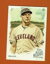 2019 Topps Allen & Ginter Trevor Bauer #238 Cleveland Indians