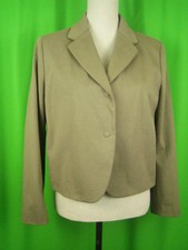 See By Chloe Italy Tan Cotton Cropped Jacket 10 (46), Nwt $995.00