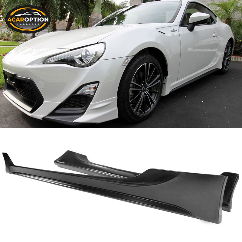 Fits 13-20 Scion FRS/Subaru BRZ/Toyota 86 J Style PU Side Skirts