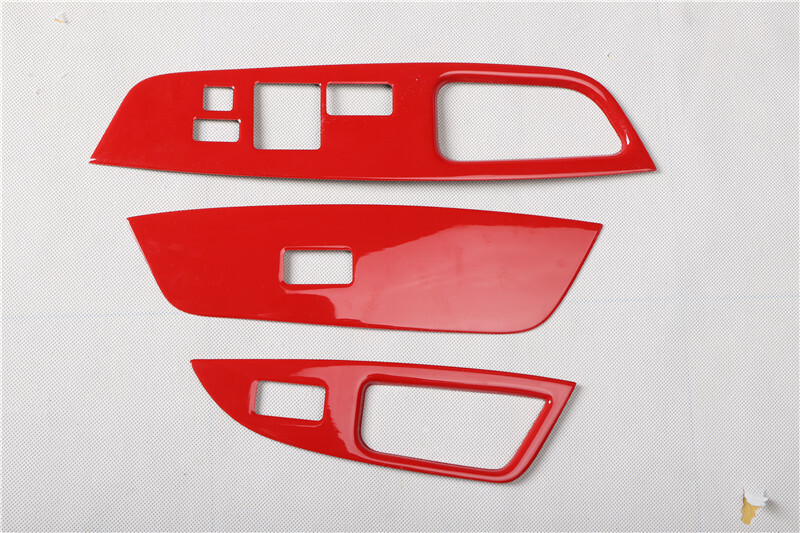 For Hyundai Veloster 12-17 Red control Set Interior Decoration Cover Accessories
