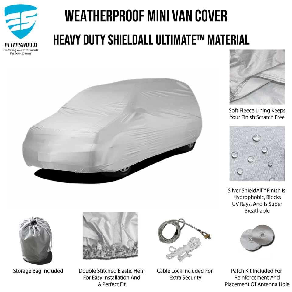Ultimate standard Cargo Van waterproof Cover for Nissan NV1500 NV2500 NV3500 - Image 2 of 4