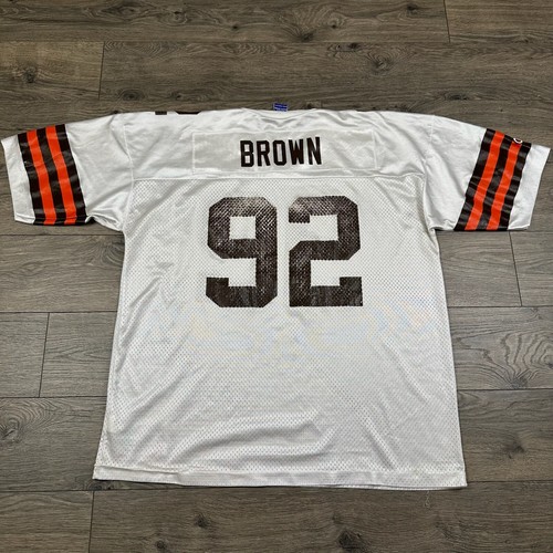 Vintage Champion Cleveland Browns Fußball Trikot Herren 44 Courtney braun #92 - Bild 9 von 10