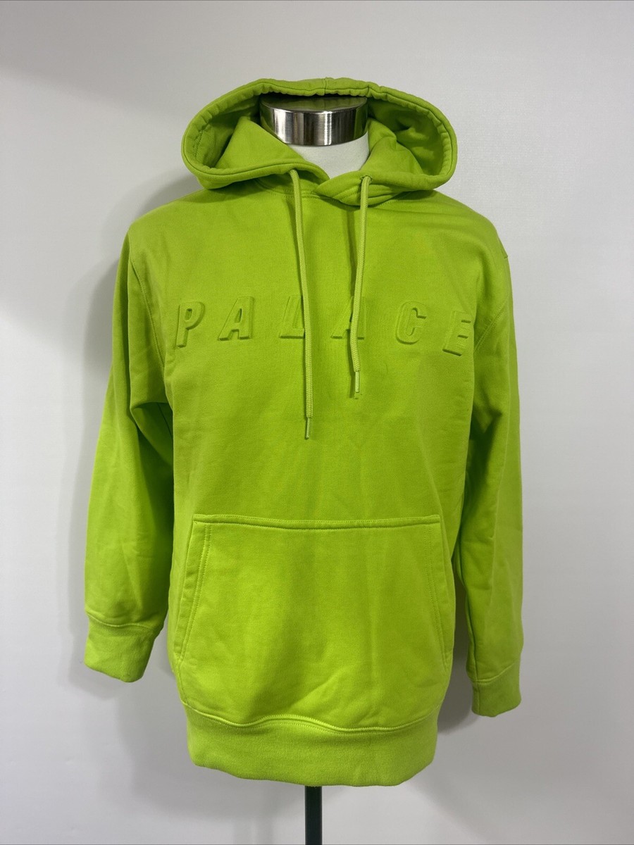 Palace P-A-L Hood Lime Marl Hoodie sweatshirt size Medium spellout