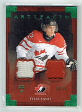 13-14 UD Upper Deck Artifacts  Tyler Ennis  22/75  His Uniform #  Jersey--Patch