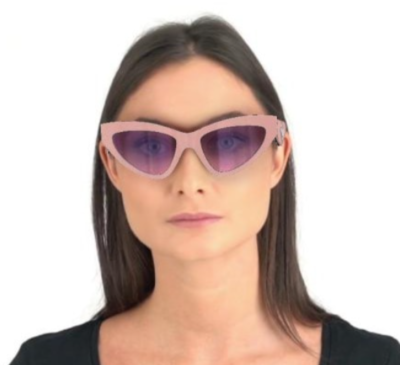 DOLCE & GABBANA pink/rose-blue gradient mirror DG4439 3098H9  display picture 3
