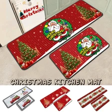 Floor Mat Bedroom Carpet Home Bathroom Door Anti-Slip Foot Rug Christmas Kitchen