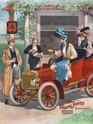 Frank Jones Brewing of Portsmouth, NH NEW Metal Sign: 12x16'' & Ships Free