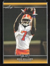 2017 Leaf Draft Gold #51 Mike Williams Clemson Tigers