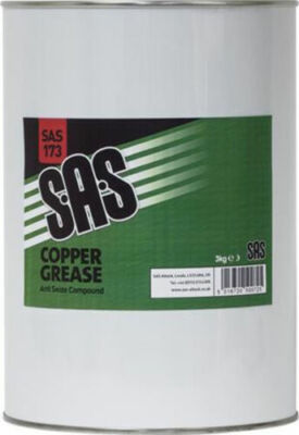 SAS Kupfer Anti Seize Paste Fett Schmiermittel Schmiermasse für Bremsen 3KG SAS173