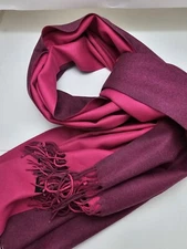 Cashmere Scarf Reversible /Solid Color