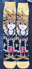 Disney Kingdom Hearts Men's Crew Socks Size 10-13 Sora New Without Tags 1 pair