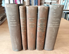 RELIGION LOT DE 5 LIVRES HISTOIRE DE L'EGLISE DANIEL ROPS FAYARD ANNEES 30