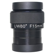 2INCH F15mm Ultra Wide Angle 80 Degree Astro Telescope Eyepiece FMC Lens Black