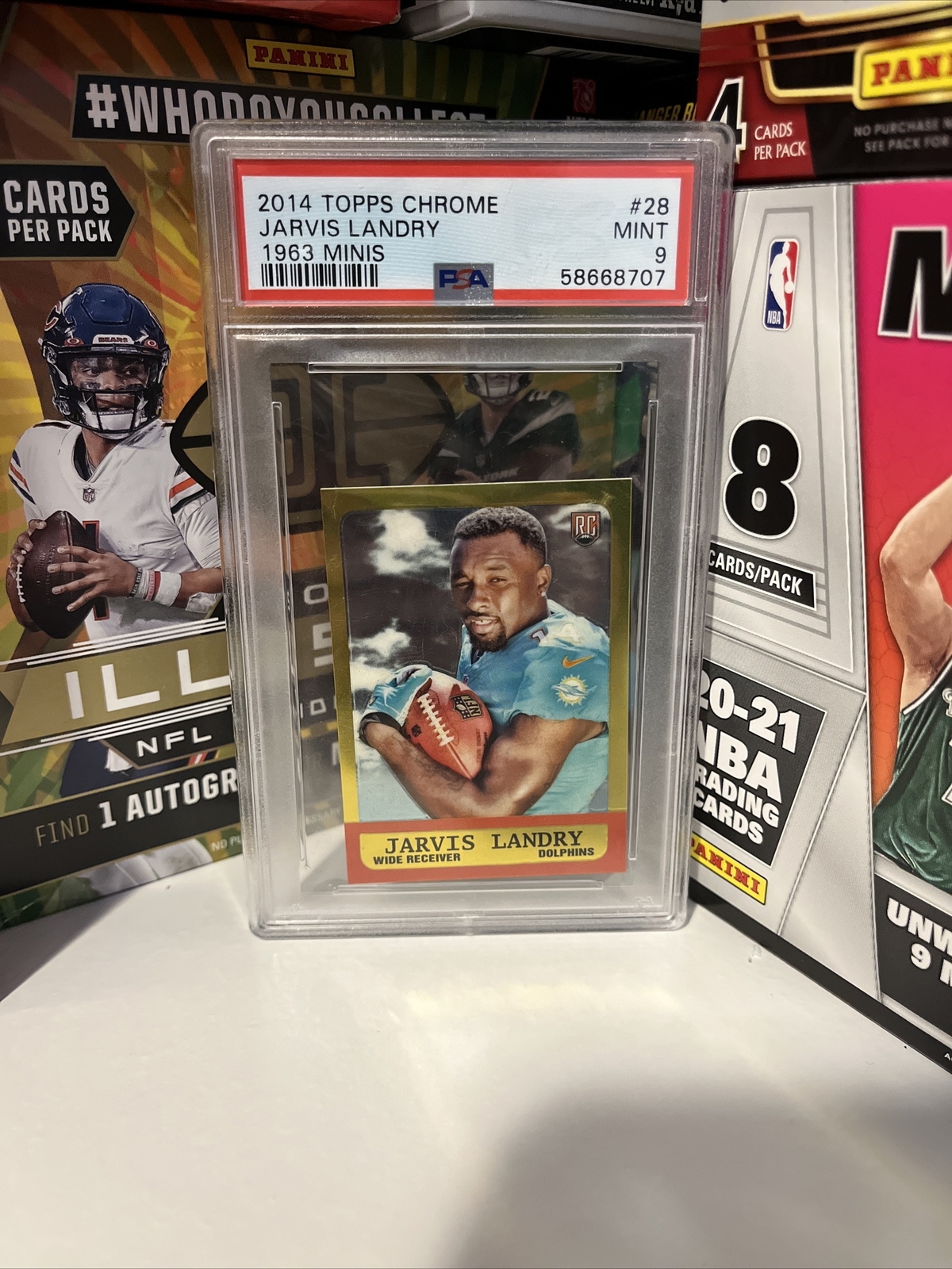 Jarvis Landry Topps Chrome 1963 Minis #28 Base