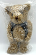 Brown Teddy Bear Plush Toy Jointed Arms  Legs 11" Tall RETIRED Carson Pirie NIP