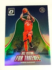 2017-18 Optic Demar Derozan All Clear For Takeoff Lime Green Prizm SP #' 109/199