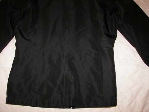 Women's Hillard & Hanson Black Lightweight Coat Jacket - M - Zip Front - Picture 7 of 8
