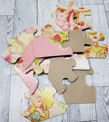 Strawberry Shortcake Vintage 1982 Jigsaw Puzzle 15 Piece "It's Berry Sweet" Rare - Picture 4 of 8