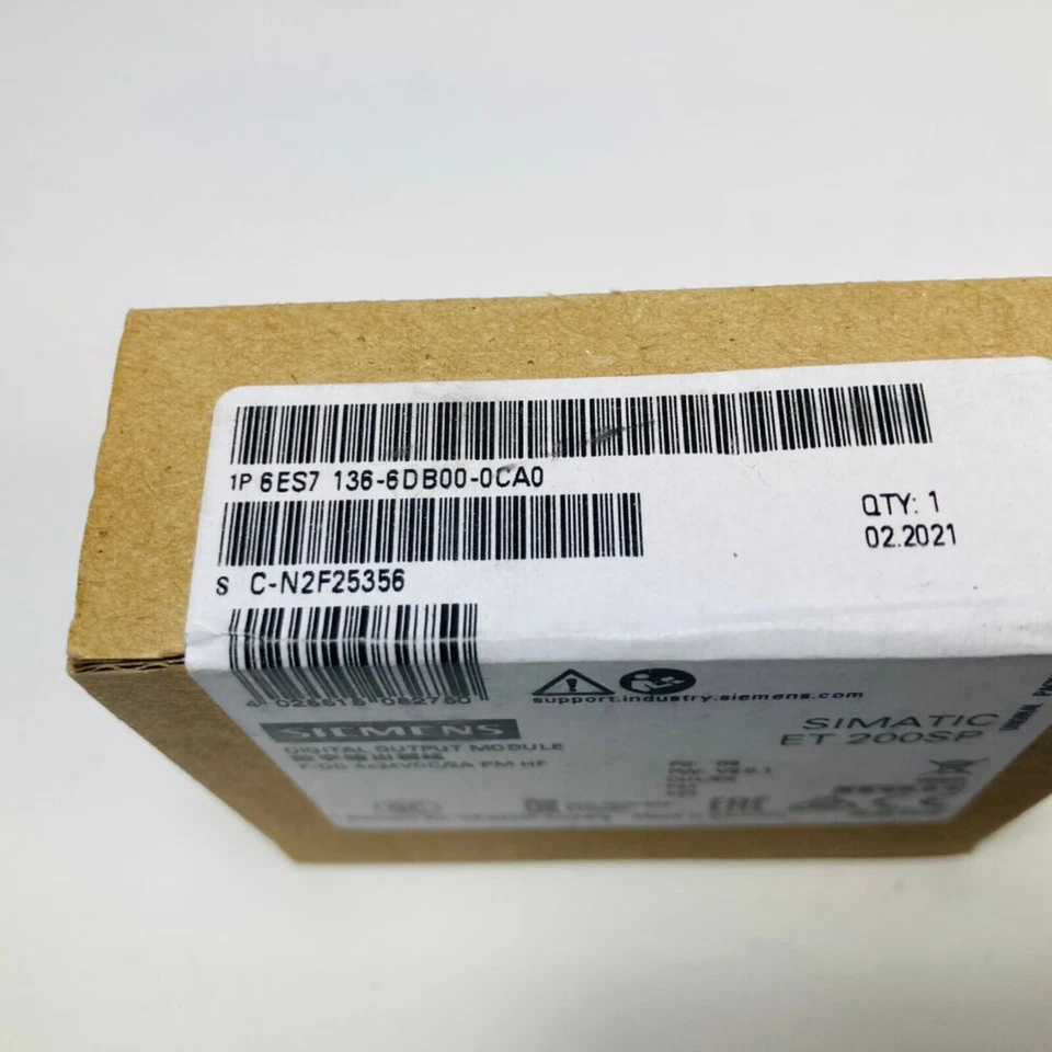 New Siemens 6ES7136-6DB00-0CA0 SIMATIC ET 200SP 6ES7 136-6DB00-0CA0 - Image 2 of 3