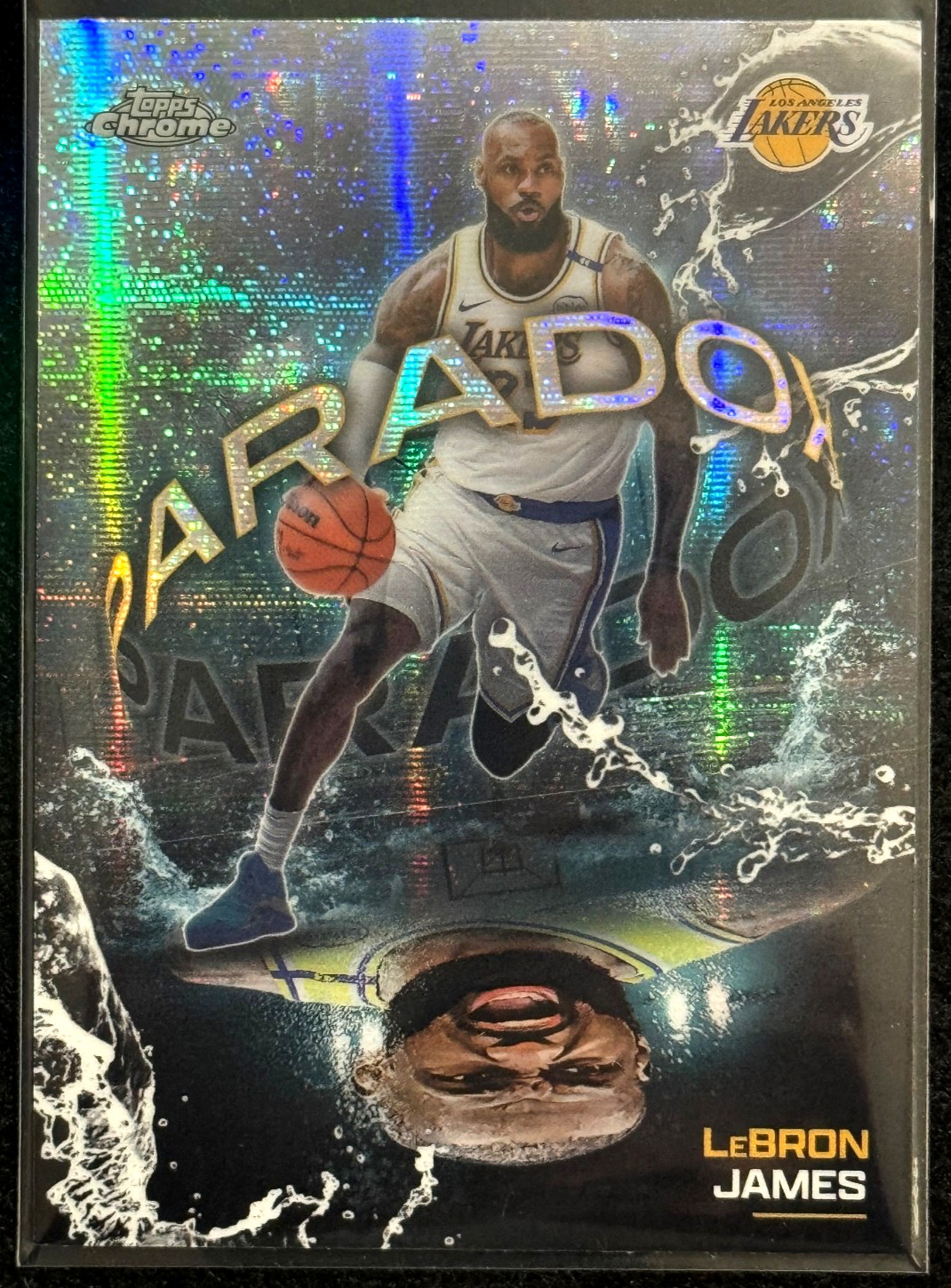 2025-26 Topps Chrome #PX-9 LeBron James Paradox Case Hit Los Angeles Lakers