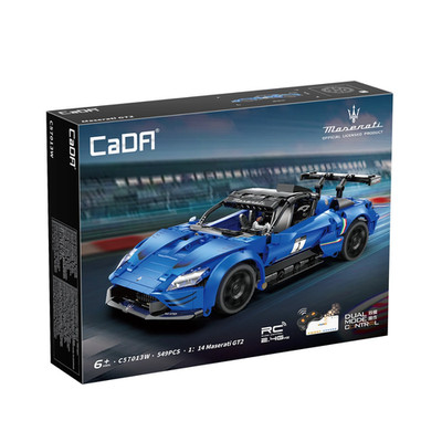 CaDA Maserati GT2 Rennwagen 1:14 549 Teile Brick Kit C57013W RC Dual Mode Control