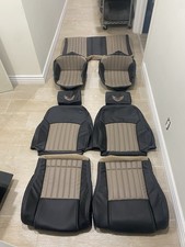 1993-2002 Firebird Non Lumbar Style Seat Covers In Black Wtan Inserts In Stock