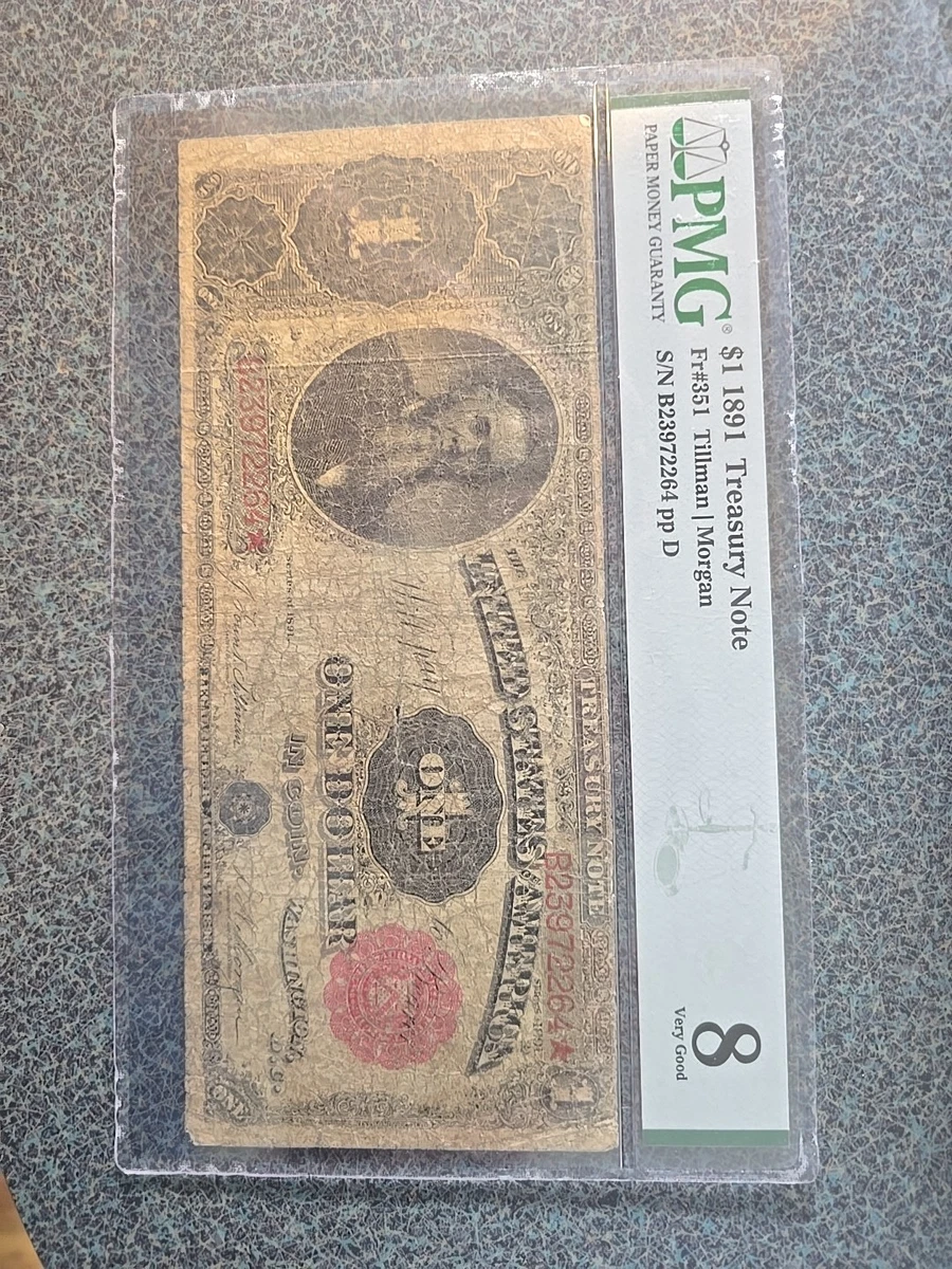PMG $1 1891 Year United States Large Size Notes for sale | eBay