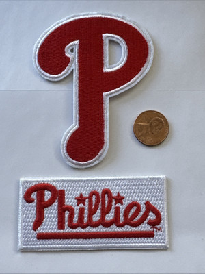 Philadelphia Phillies Baseball 11.5x3.5 cm Patches Logos Iron, sewing Philadelphia Phillies Baseball 11.5x3.5 cm Patches Logos Iron, sewing