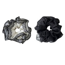 Fashion Lace Hair Scrunchies Updo Hair Tie Hair Bun Hairband Women Headdress