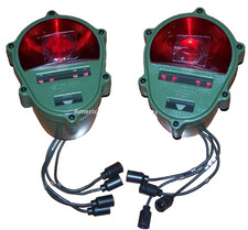 2 Light 24v Signal Stop Turn F M998 Truck Trailer Military Jeep M151a2 M116 M35