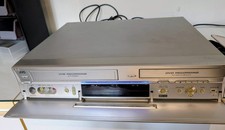 JVC DR-MX10 SEK High-Quality VHS DVD HDD Video Recorder Working? See Description