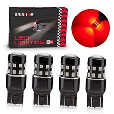 4-Pack Super Bright 7443 7440 7444 992 T20 LED Bulbs 9 Pack of 4 Brilliant Red