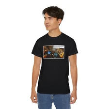 Futuristic Cityscape Tee, Urban Reflection T-Shirt, Sci-Fi Skyline Shirt,