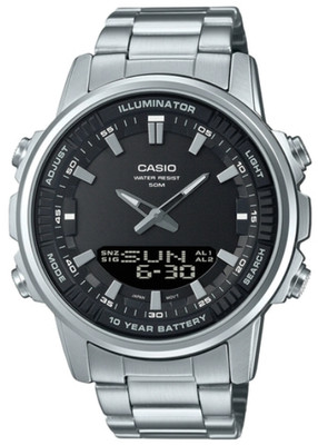 Casio AMW-880D-1A Analog-Digital Sportuhr Telememo 30 Weltzeit LED 50M