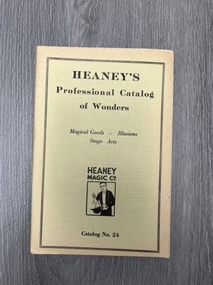 Vintage Magic Catalog Heaney's Professional Catalog of Wonders No. 24