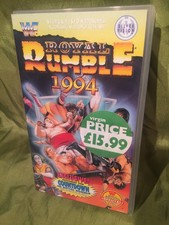 ROYAL RUMBLE 1994 Undertaker vs. Yokozuna WWF/SILVER VISION VHS MINT