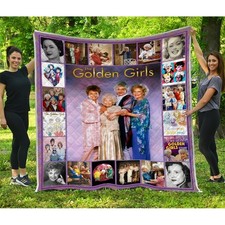 The Golden Girls Quilt, The Golden Girls Movie Quilt Blanket Movies Lover Gifts