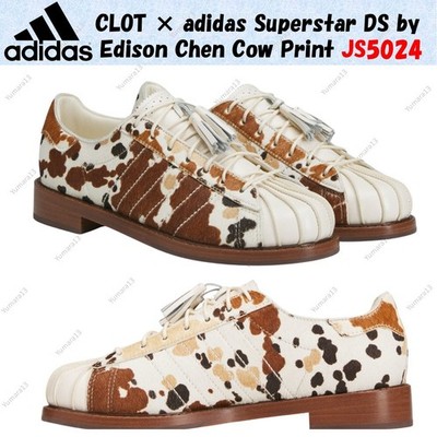 CLOT × adidas Superstar DS by Edison Chen Cow Print JS5024 Herren Gr.