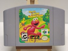 Sesame Street: Elmo's Letter Adventure (Nintendo 64 N64, 1999) Authentic Cart