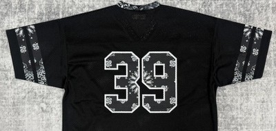 新品 Supreme Bandana Football Jersey Black Supreme New York Bandana Football Jersey Black Size XL New (Large