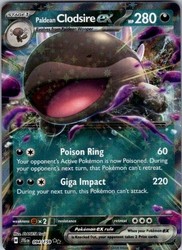 Paldean Clodsire ex 094/159 Journey Together Holo Double Rare