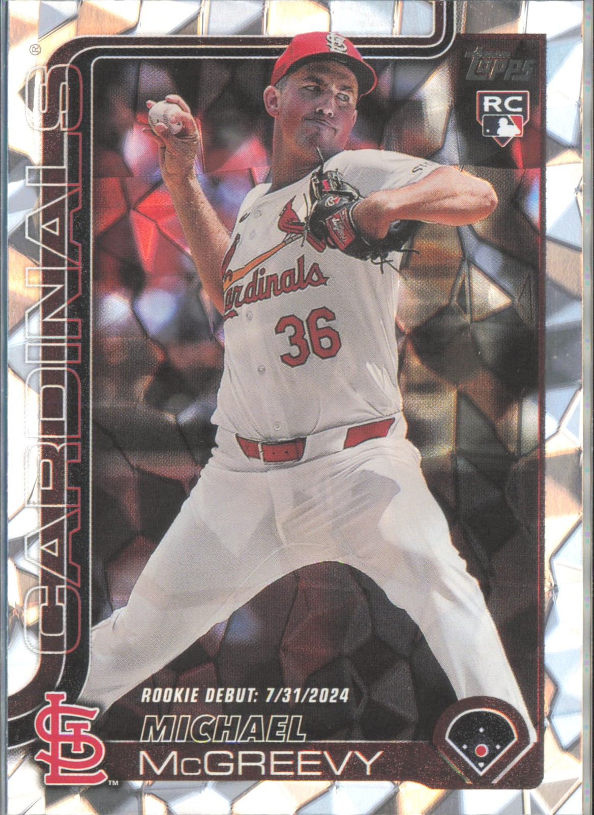 2025 Topps Update #US60 Michael McGreevy Diamante Foil RC